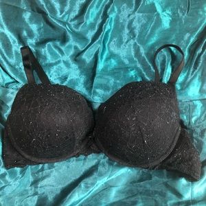 Black Lace Torrid Push Up Bra